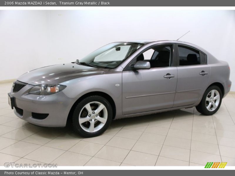 Titanium Gray Metallic / Black 2006 Mazda MAZDA3 i Sedan