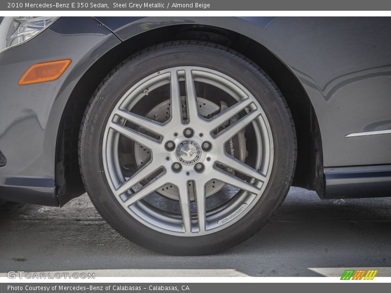 Steel Grey Metallic / Almond Beige 2010 Mercedes-Benz E 350 Sedan