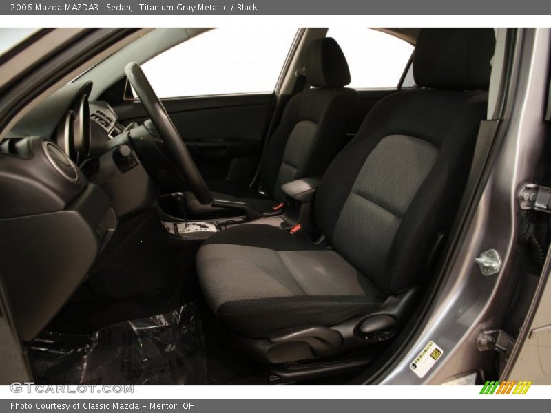 Titanium Gray Metallic / Black 2006 Mazda MAZDA3 i Sedan