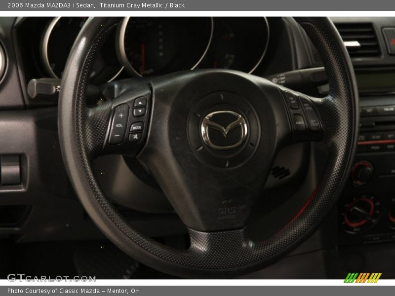 Titanium Gray Metallic / Black 2006 Mazda MAZDA3 i Sedan