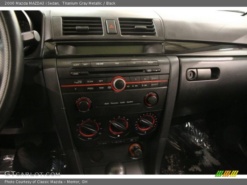 Titanium Gray Metallic / Black 2006 Mazda MAZDA3 i Sedan