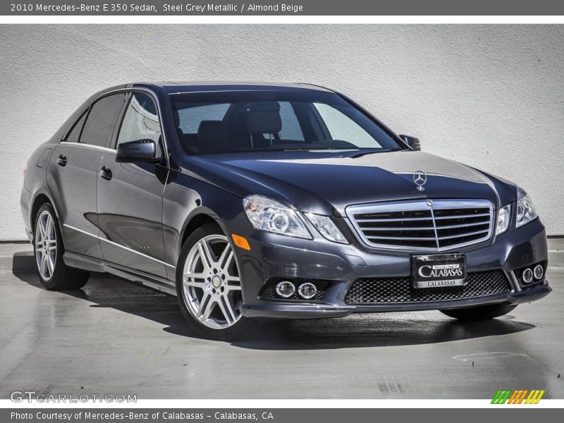 Steel Grey Metallic / Almond Beige 2010 Mercedes-Benz E 350 Sedan