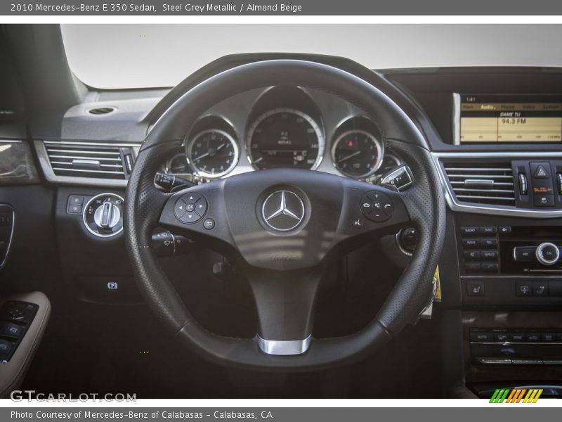 Steel Grey Metallic / Almond Beige 2010 Mercedes-Benz E 350 Sedan