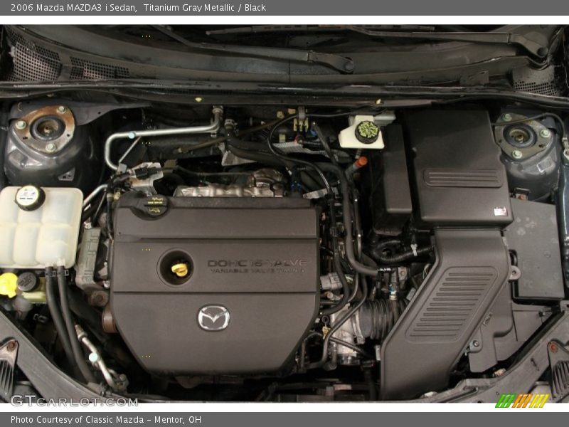 Titanium Gray Metallic / Black 2006 Mazda MAZDA3 i Sedan