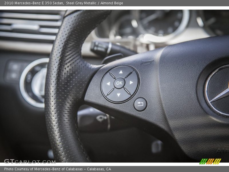 Steel Grey Metallic / Almond Beige 2010 Mercedes-Benz E 350 Sedan
