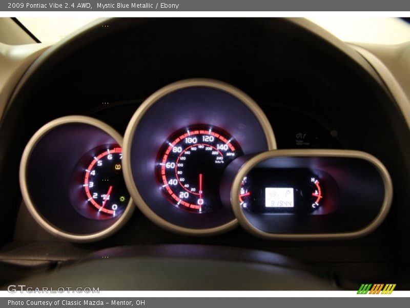 Mystic Blue Metallic / Ebony 2009 Pontiac Vibe 2.4 AWD