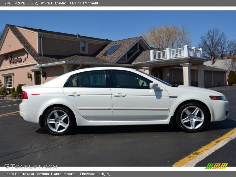 White Diamond Pearl / Parchment 2005 Acura TL 3.2