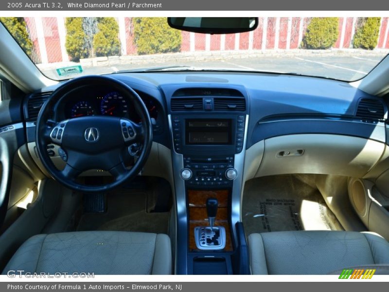 White Diamond Pearl / Parchment 2005 Acura TL 3.2