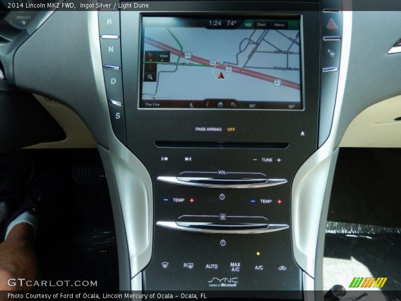 Ingot Silver / Light Dune 2014 Lincoln MKZ FWD