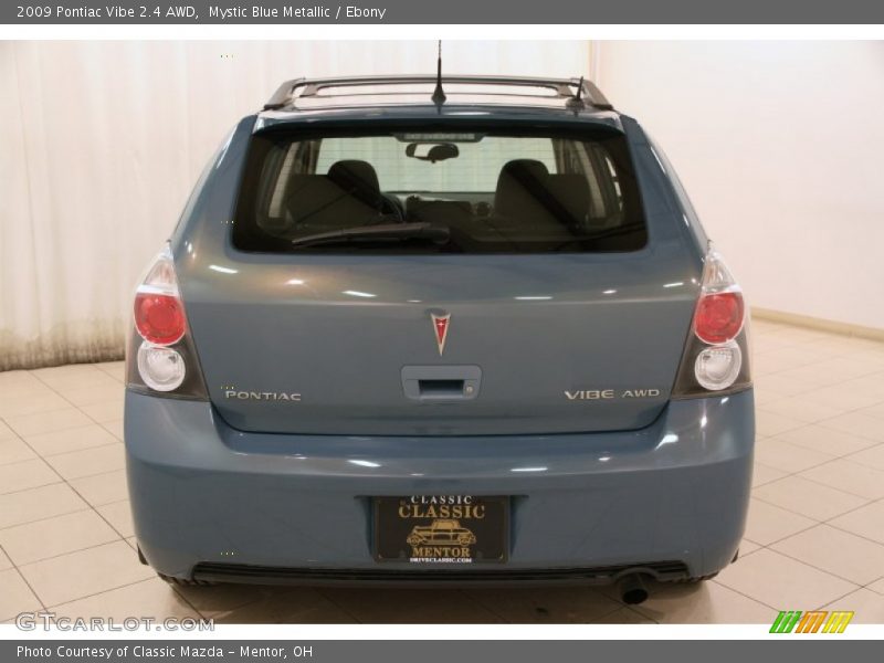 Mystic Blue Metallic / Ebony 2009 Pontiac Vibe 2.4 AWD