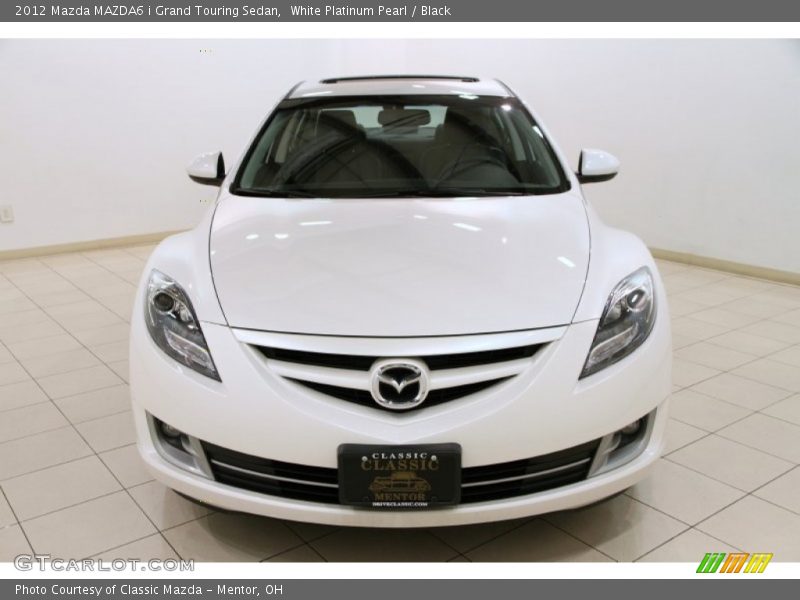 White Platinum Pearl / Black 2012 Mazda MAZDA6 i Grand Touring Sedan