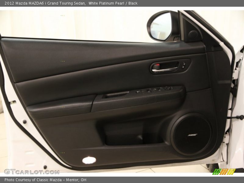White Platinum Pearl / Black 2012 Mazda MAZDA6 i Grand Touring Sedan
