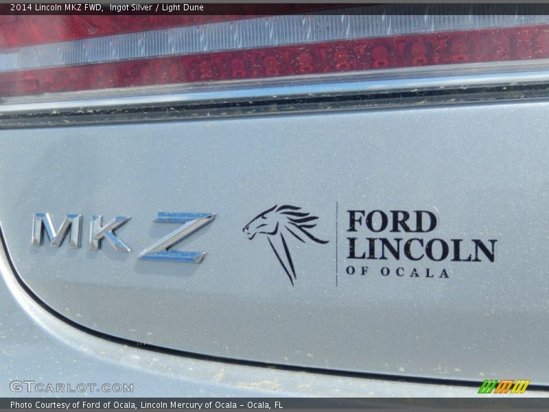 Ingot Silver / Light Dune 2014 Lincoln MKZ FWD