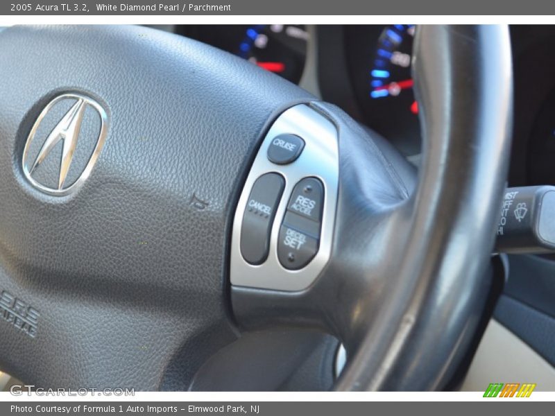 White Diamond Pearl / Parchment 2005 Acura TL 3.2