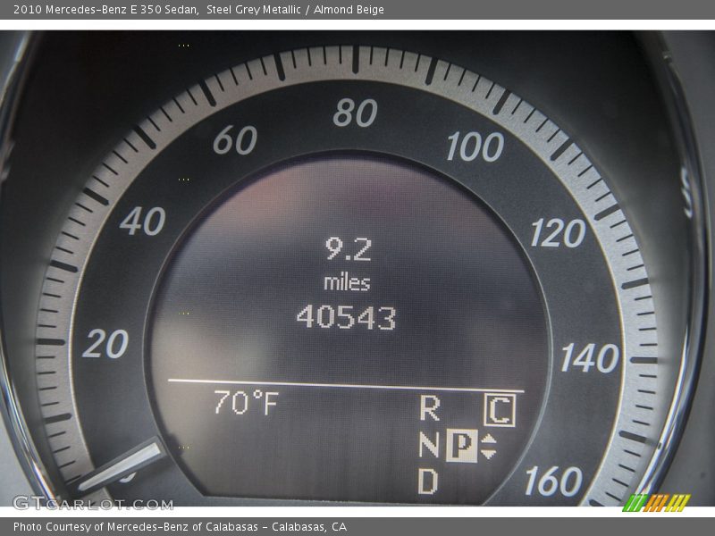 Steel Grey Metallic / Almond Beige 2010 Mercedes-Benz E 350 Sedan