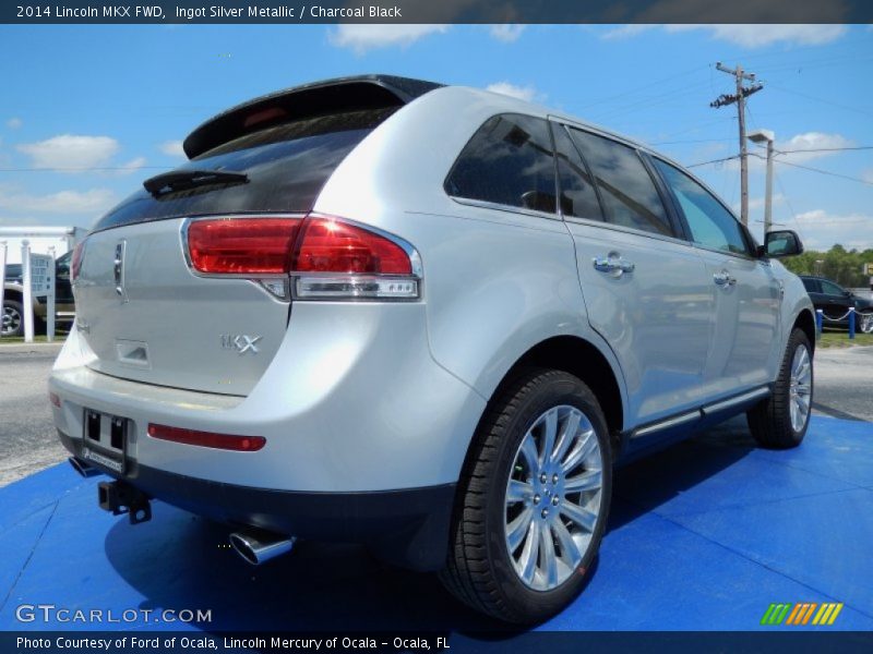 Ingot Silver Metallic / Charcoal Black 2014 Lincoln MKX FWD