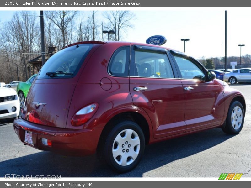 Inferno Red Crystal Pearl / Pastel Slate Gray 2008 Chrysler PT Cruiser LX