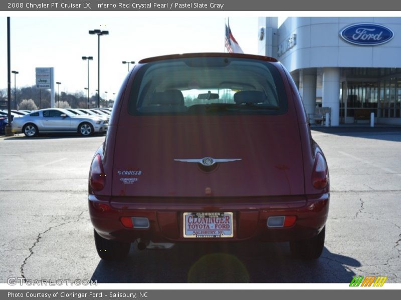 Inferno Red Crystal Pearl / Pastel Slate Gray 2008 Chrysler PT Cruiser LX