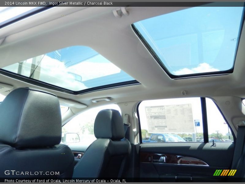Ingot Silver Metallic / Charcoal Black 2014 Lincoln MKX FWD