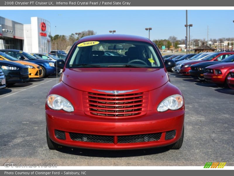 Inferno Red Crystal Pearl / Pastel Slate Gray 2008 Chrysler PT Cruiser LX