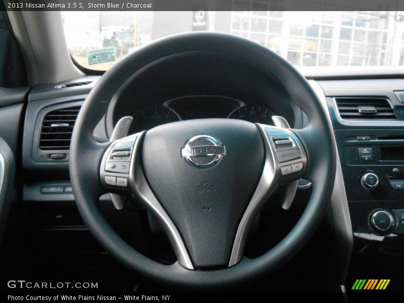Storm Blue / Charcoal 2013 Nissan Altima 3.5 S