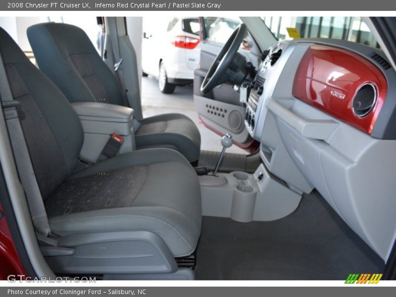 Inferno Red Crystal Pearl / Pastel Slate Gray 2008 Chrysler PT Cruiser LX