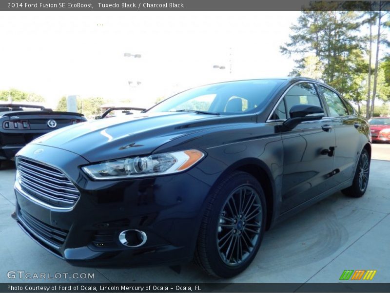 Tuxedo Black / Charcoal Black 2014 Ford Fusion SE EcoBoost