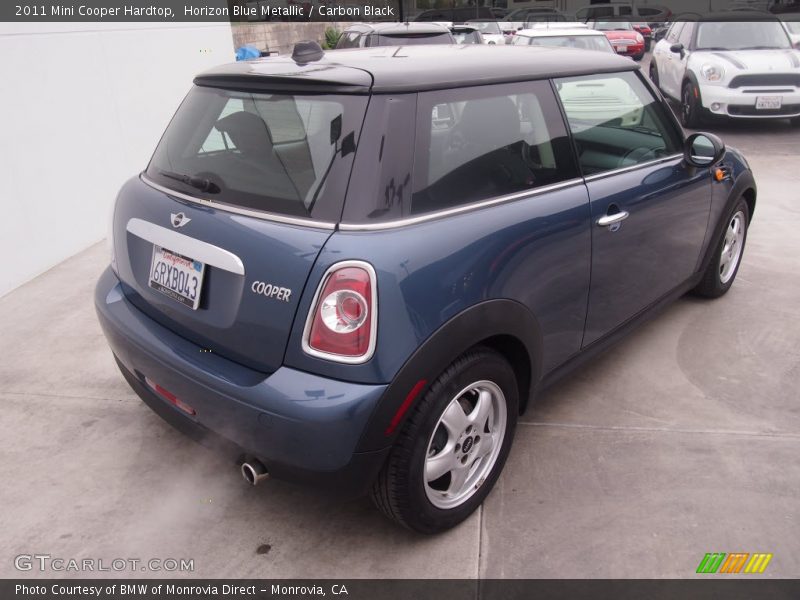 Horizon Blue Metallic / Carbon Black 2011 Mini Cooper Hardtop