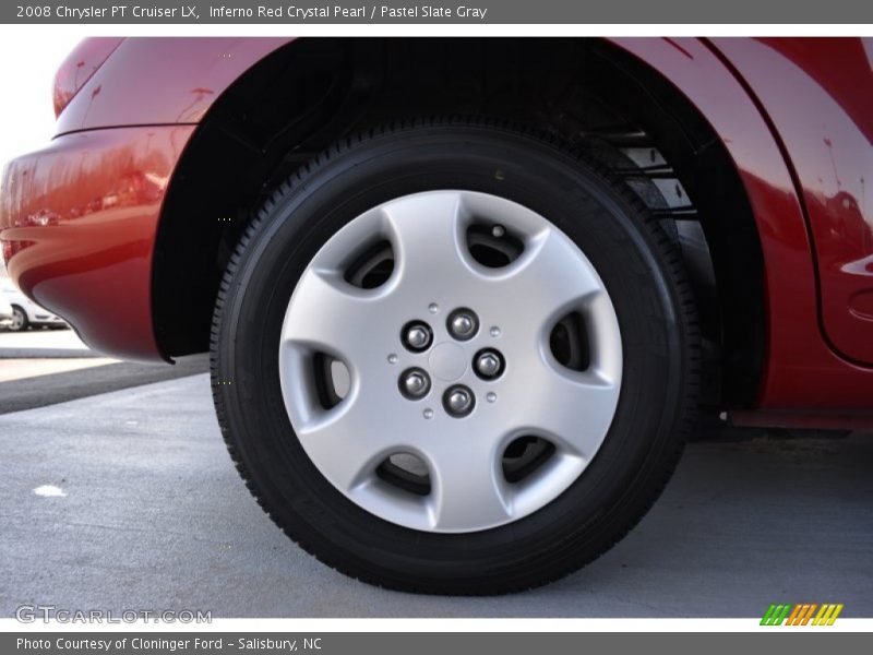 Inferno Red Crystal Pearl / Pastel Slate Gray 2008 Chrysler PT Cruiser LX