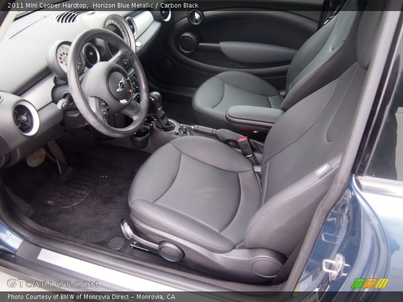 Horizon Blue Metallic / Carbon Black 2011 Mini Cooper Hardtop