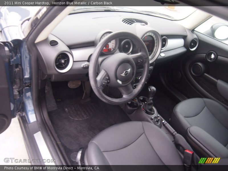 Horizon Blue Metallic / Carbon Black 2011 Mini Cooper Hardtop