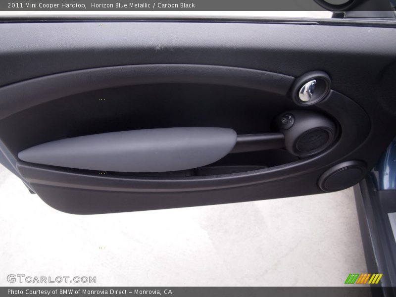 Horizon Blue Metallic / Carbon Black 2011 Mini Cooper Hardtop