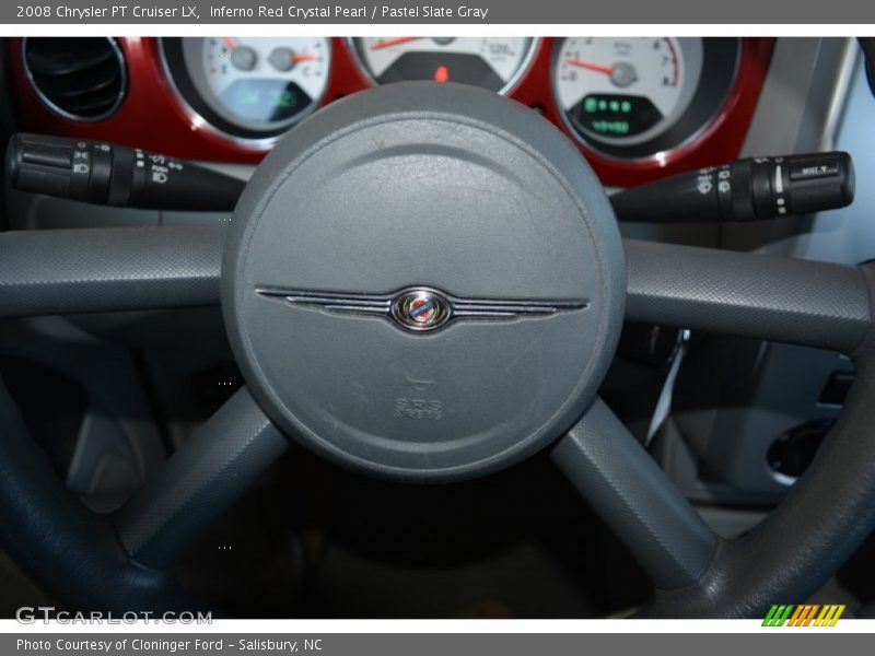 Inferno Red Crystal Pearl / Pastel Slate Gray 2008 Chrysler PT Cruiser LX
