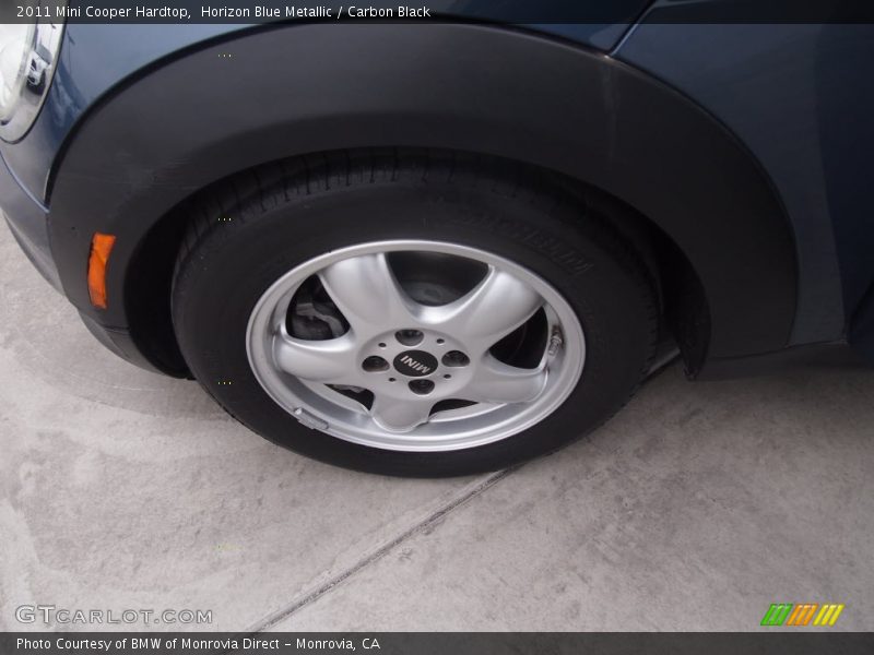 Horizon Blue Metallic / Carbon Black 2011 Mini Cooper Hardtop