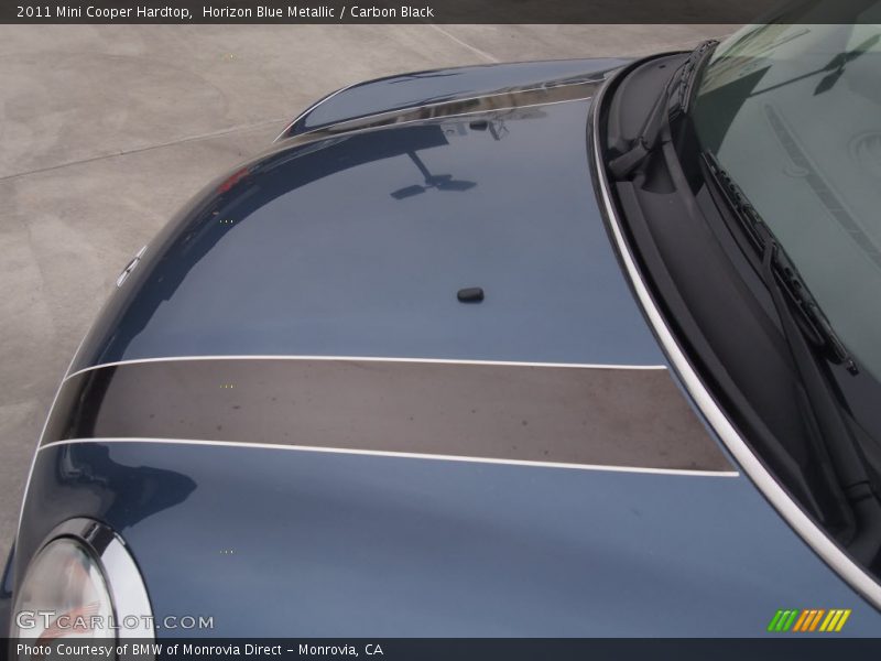 Horizon Blue Metallic / Carbon Black 2011 Mini Cooper Hardtop