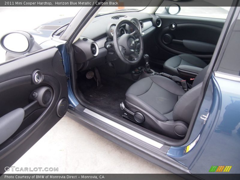 Horizon Blue Metallic / Carbon Black 2011 Mini Cooper Hardtop