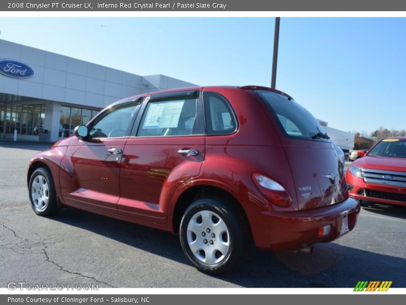 Inferno Red Crystal Pearl / Pastel Slate Gray 2008 Chrysler PT Cruiser LX