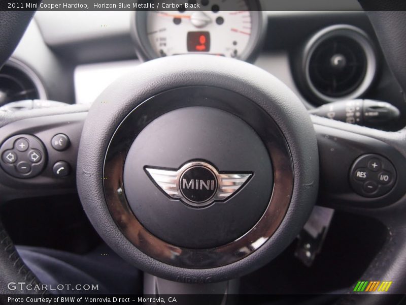 Horizon Blue Metallic / Carbon Black 2011 Mini Cooper Hardtop