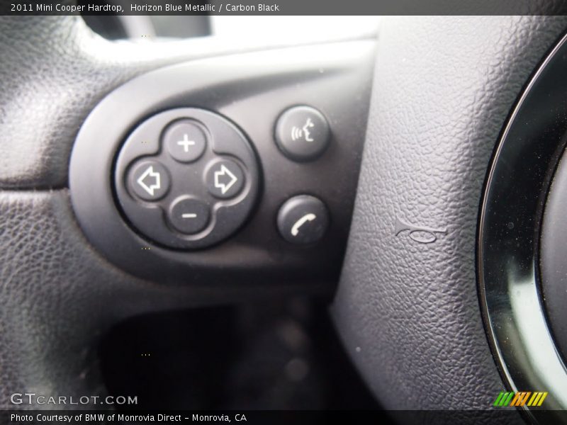 Horizon Blue Metallic / Carbon Black 2011 Mini Cooper Hardtop