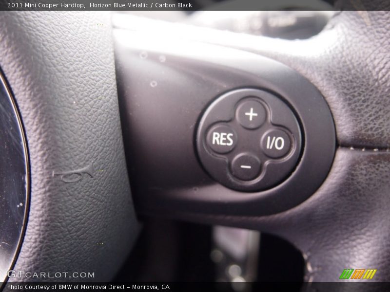 Horizon Blue Metallic / Carbon Black 2011 Mini Cooper Hardtop