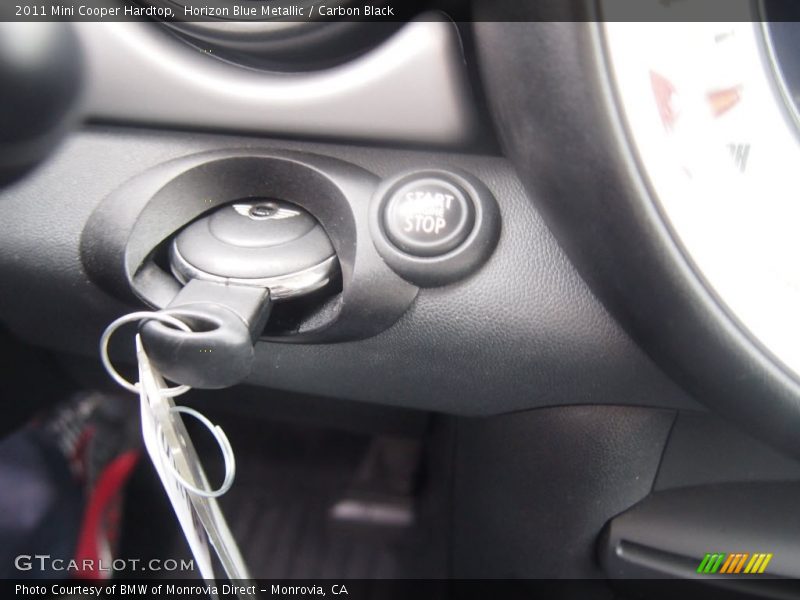 Horizon Blue Metallic / Carbon Black 2011 Mini Cooper Hardtop