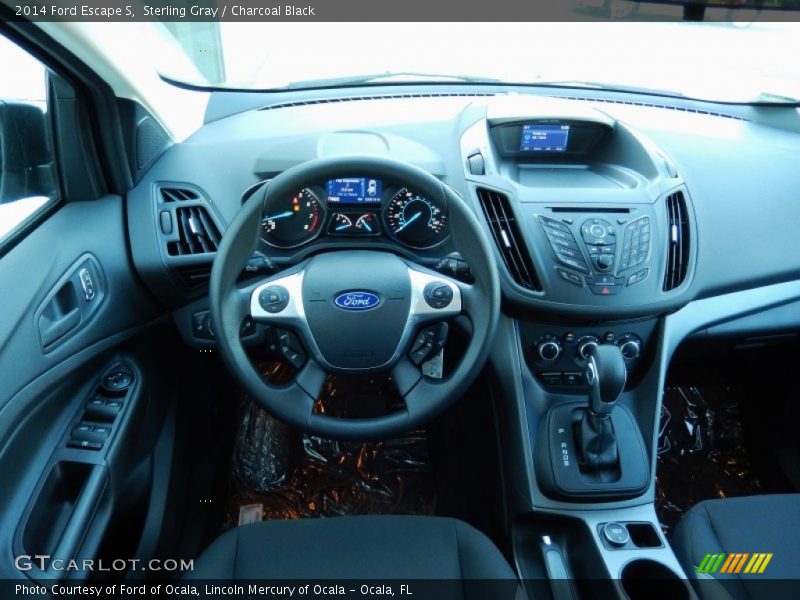 Sterling Gray / Charcoal Black 2014 Ford Escape S