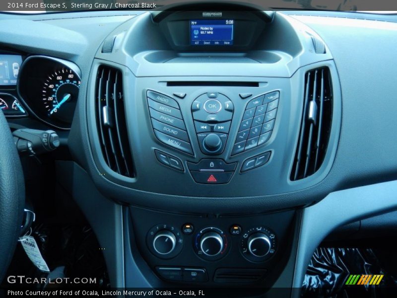 Sterling Gray / Charcoal Black 2014 Ford Escape S