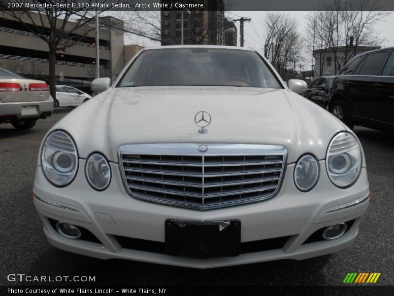 Arctic White / Cashmere 2007 Mercedes-Benz E 350 4Matic Sedan