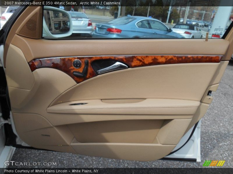 Arctic White / Cashmere 2007 Mercedes-Benz E 350 4Matic Sedan