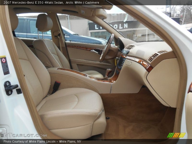 Arctic White / Cashmere 2007 Mercedes-Benz E 350 4Matic Sedan