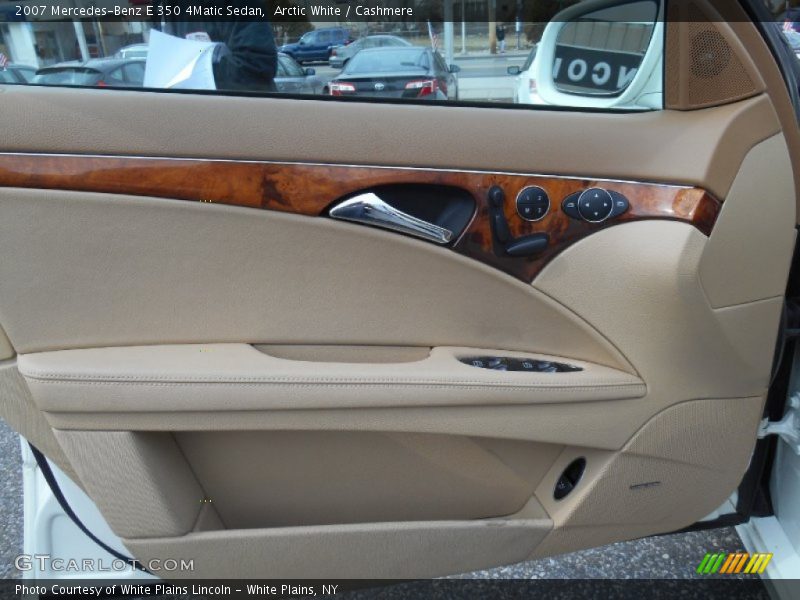 Arctic White / Cashmere 2007 Mercedes-Benz E 350 4Matic Sedan
