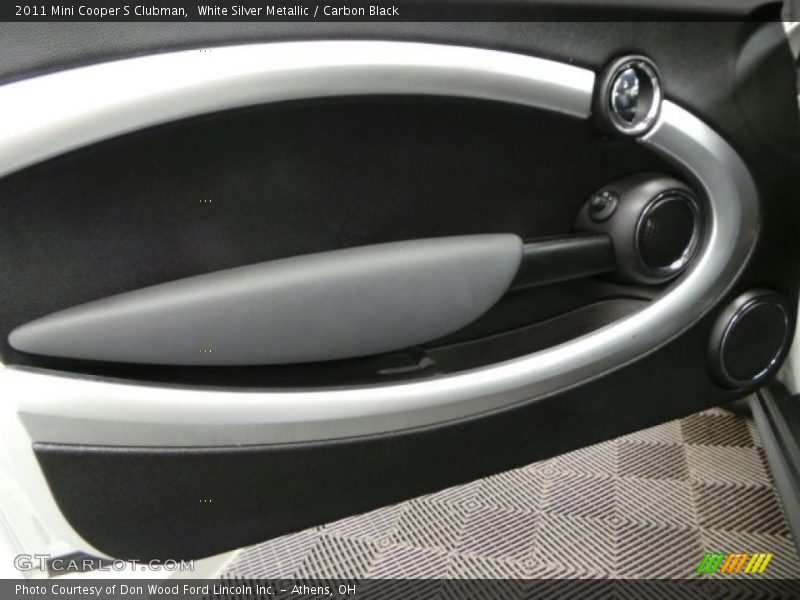 White Silver Metallic / Carbon Black 2011 Mini Cooper S Clubman