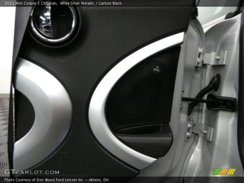 White Silver Metallic / Carbon Black 2011 Mini Cooper S Clubman