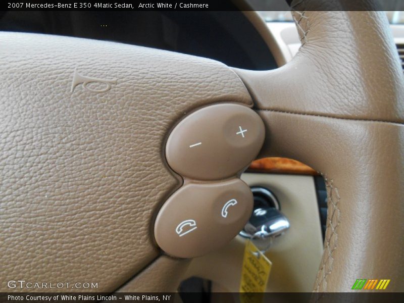 Arctic White / Cashmere 2007 Mercedes-Benz E 350 4Matic Sedan